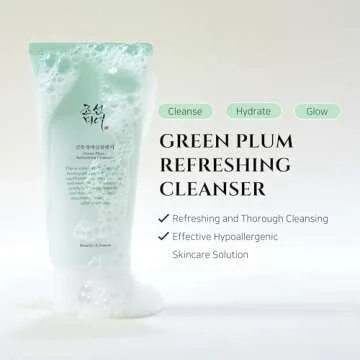 Beauty of Joseon Green Plum Refreshing Cleanser Gel with Radiance Cleansing Balm