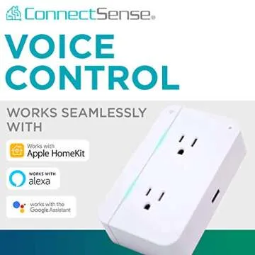 ConnectSense CS-SO-2 Smart Outlet² Plug, White