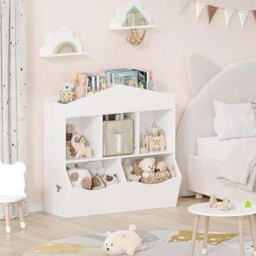 Multifunctional Kids Bookshelf & Toy Organizer - GAOMON