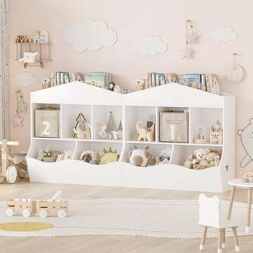 Multifunctional Kids Bookshelf & Toy Organizer - GAOMON