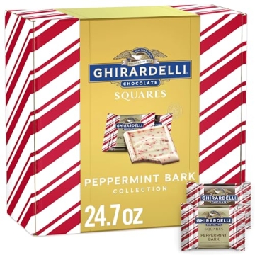 GHIRARDELLI® Peppermint Bark SQUARES® Gift Box