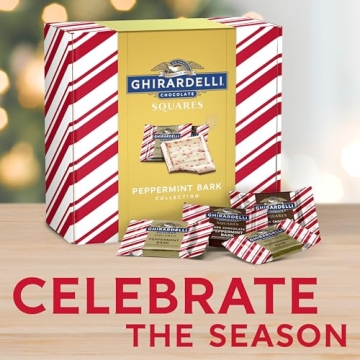 GHIRARDELLI® Peppermint Bark SQUARES® Gift Box