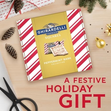 GHIRARDELLI® Peppermint Bark SQUARES® Gift Box