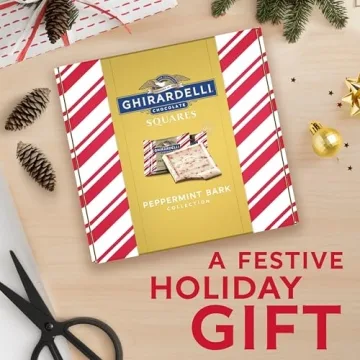 GHIRARDELLI® Peppermint Bark SQUARES® Gift Box