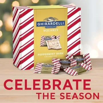 GHIRARDELLI® Peppermint Bark SQUARES® Gift Box