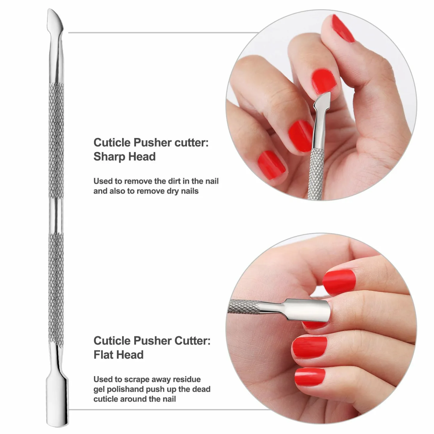 YINYIN Stainless Steel Cuticle Trimmer Set