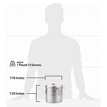 Solo Stove Pot 4000 Stainless Steel Camping Pot