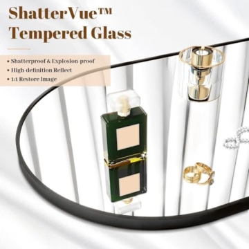 Koonmi Arched Full-Length Mirror Elegant Modern Home Decor