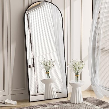 Koonmi Arched Full-Length Mirror Elegant Modern Home Decor