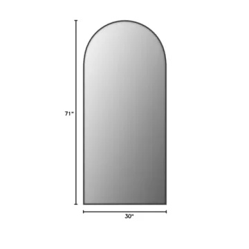 Koonmi Arched Full-Length Mirror Elegant Modern Home Decor