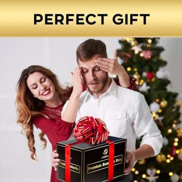 HOVANZO Premium Large Bamboo Box - Decorative Box Wooden Locking Storage Box with Rolling Tray - Decorative Wood Box for Herbs and Accessories - Decorative Box Set with Combination Lock