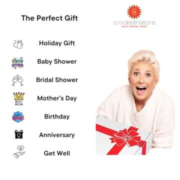 Spa Gift Set for Women "Luxury Body Care Gift Set' 4-Piece Tropical Scent with Body Lotion, Gradual ...