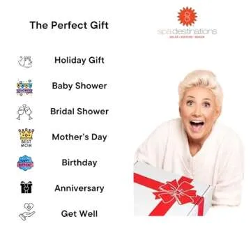 Spa Gift Set for Women "Luxury Body Care Gift Set' 4-Piece Tropical Scent with Body Lotion, Gradual ...