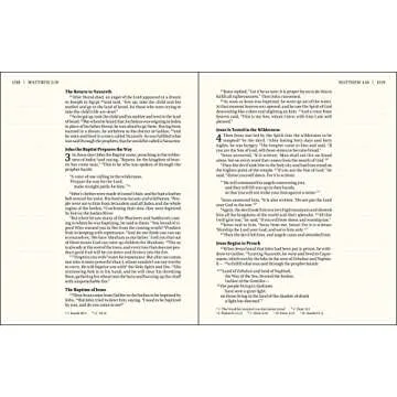 NIV Journal the Word Bible Large Print in Brown Leather