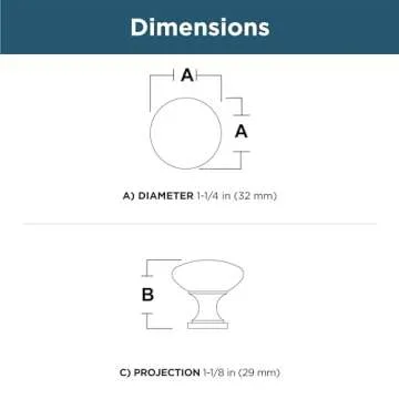 Franklin Brass 10-Pack Mushroom Cabinet Knobs in Bronze