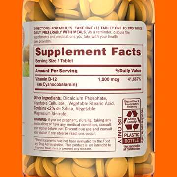 Sundown Timed Release Vitamin B12 1000 mcg, Supports Nervous System And Cellular Energy Health, 120 Tablets