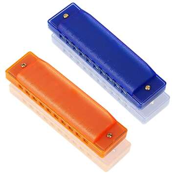 AMOR PRESENT Kids Harmonica Set for Musical Fun