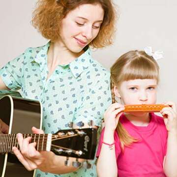 AMOR PRESENT Kids Harmonica Set for Musical Fun