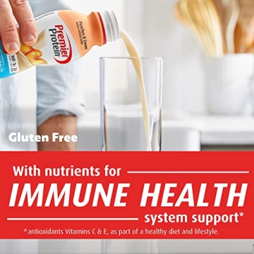 Premier Protein Shake 30g Protein Low Sugar Vitamins Peaches & Cream