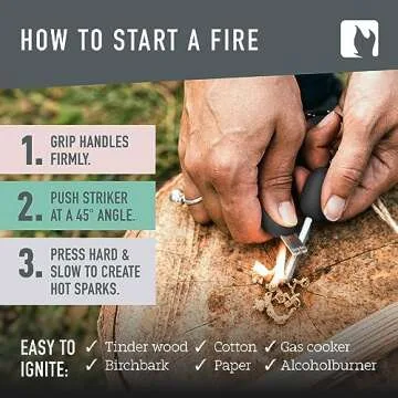 Light My Fire Flint Fire Starter 12,000 Strikes - Top Gear