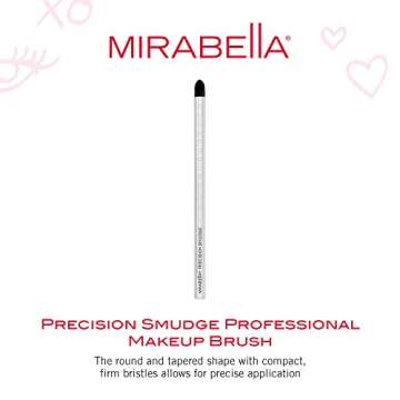 Mirabella Precision Smudge Brush, Premium Professional Makeup Brush Collection, Cruelty-Free Synthet...