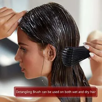 EZ Detangler Brush for Curly to Afro Textured Hair