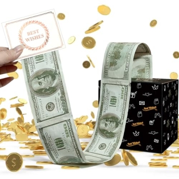 Happy Birthday Money Box for Cash Gift with Greeting Cards,Money Gift Boxes for Cash Ideas,Money Pul...