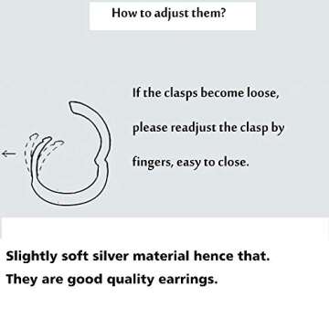 Unisex Hypoallergenic Sterling Silver Huggie Hoop Earrings