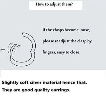 Unisex Hypoallergenic Sterling Silver Huggie Hoop Earrings