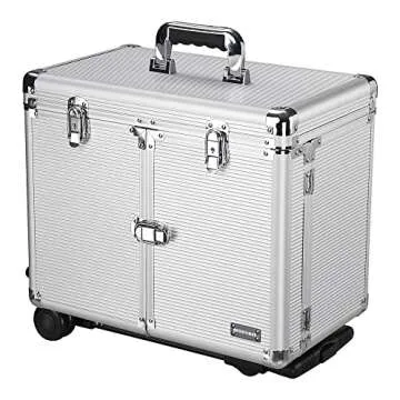 Portable Professional Hair Stylist Makeup Train Case