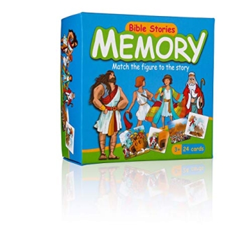 Bible Stories Memory Game - Old Testament Activity Card Game for Kids & Toddlers. Best Known Biblica...