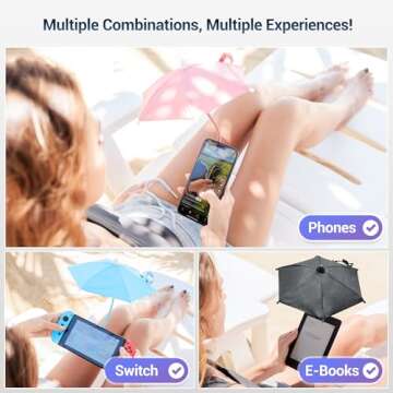 Magnetic Phone Umbrella for Sun Control - Universal Shade