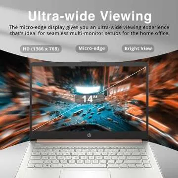 HP Stream 14" Laptop with Intel Celeron, 16GB RAM