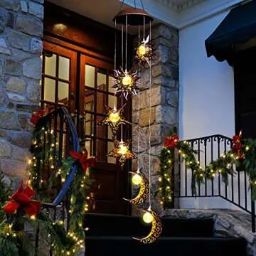 Enchanting Tryme Solar Wind Chimes for Outdoor Decor