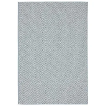 Home Dynamix Tripoli Lydia Indoor/Outdoor Area Rug 5'3"x7'3", Modern Blue