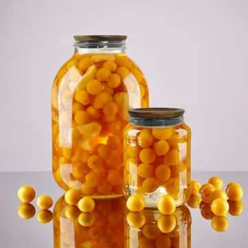 6 Pack Mason Jar Lids Regular Mouth，Acacia Wood Ball Regular Mouth Lids，Reusable Mason Jar Lids With Food Grade Material Silicone Sealing Rings,Jar Wooden Storage Lids, regular, Brown…（70mm）