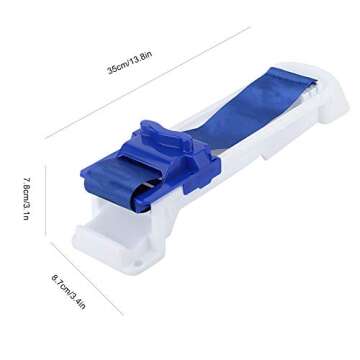 Vegetable Meat Rolling Tool, Multi-Functional DIY Plastic Spring Roll Roller Eggroll Wrapper Machine Sushi Maker Making Home Kitchen Tool (S)