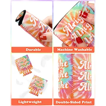 Hippie Tie Dye Bachelorette Can Sleeves for Bridal Parties