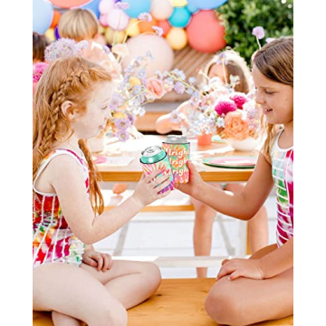 Hippie Tie Dye Bachelorette Can Sleeves for Bridal Parties