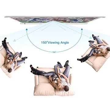 PERLESMITH 100 Inch Manual Projector Screen 16:9