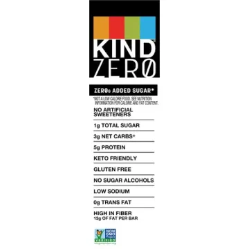 KIND ZERO Keto Bars - Caramel Almond & Sea Salt