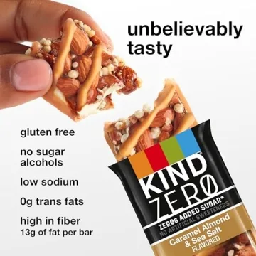 KIND ZERO Keto Bars - Caramel Almond & Sea Salt