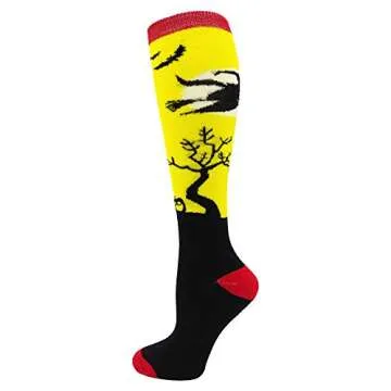 Colorful Halloween Socks for Women - 12 Fun Pairs