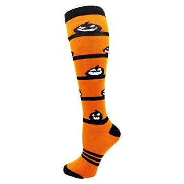 Colorful Halloween Socks for Women - 12 Fun Pairs