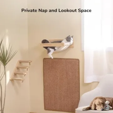 FUKUMARU Cat Hammock - Sturdy Wall-Mounted Beds