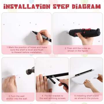 Wavy Floating Cloud Shelves - Stylish Home Decor Accessory