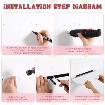 Wavy Floating Cloud Shelves - Stylish Home Decor Accessory