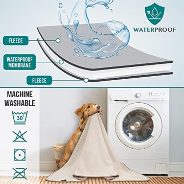 PetAmi Waterproof Blanket for Large Dogs and Cats