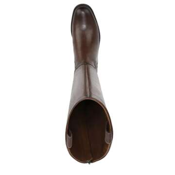 Franco Sarto Womens Meyer Knee High Flat Boots Dark Brown Leather 7.5 M