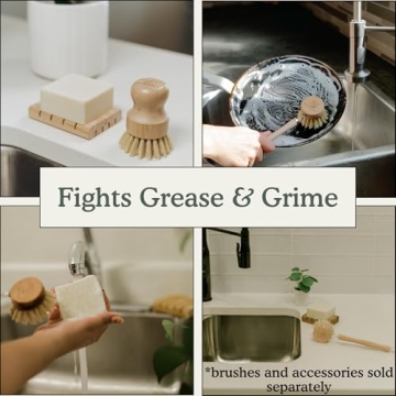 Eco-Friendly Vegan Organic Solid Dish Soap Bar Zero Waste